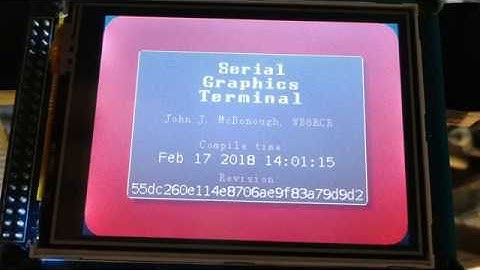 Serial Graphics Terminal