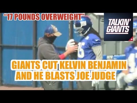 Kelvin Benjamin lays into Joe Judge after getting cut by Giants in ...