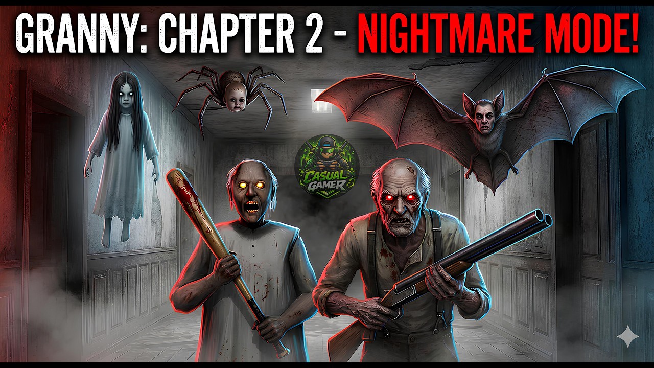 Granny is Live || Granny Horror Gameplay || Granny Grandpa👉☠️ #shortsfeed #granny #shorts