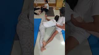 Learn the techniques of therapeutic yoga from Yogacharya Dhakaram.