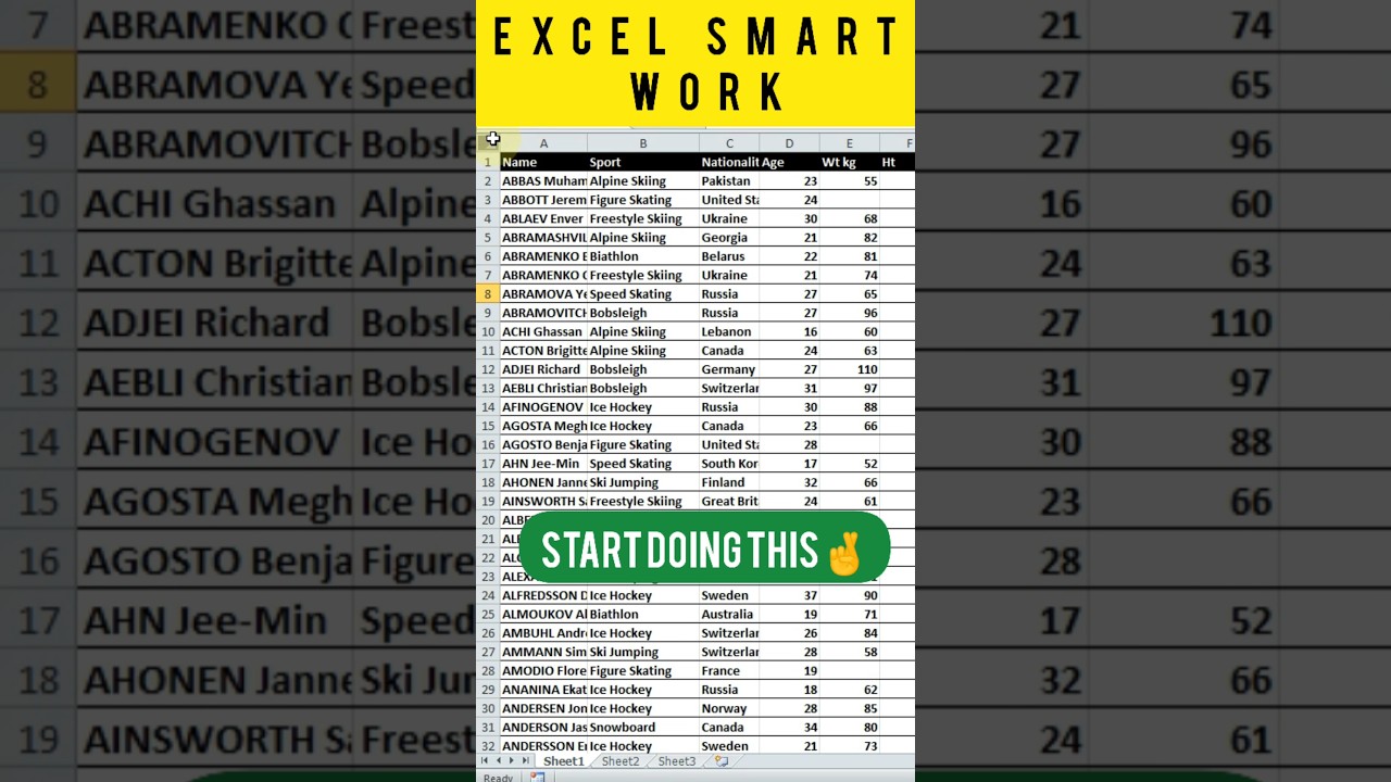 Excel Tips and Tricks | Excel Formula Hacks 🔥💯 