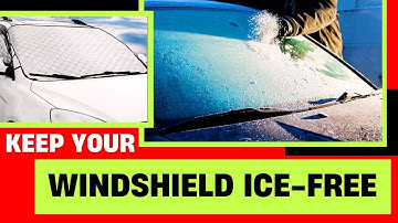 Stop Your Windshield from Freezing Overnight🚗❄️Genius Hack!