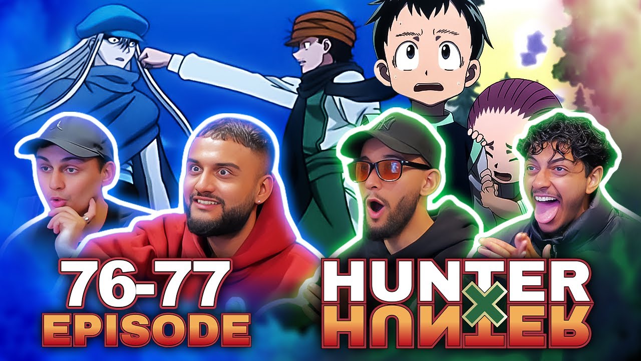THE CHIMERA ANT ARC BEGINS!!! | Hunter x Hunter Episode 76 & 77