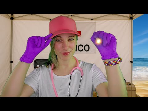 Tu Doctora en la Playa 🩺✨ | ASMR Roleplay Muy Realista