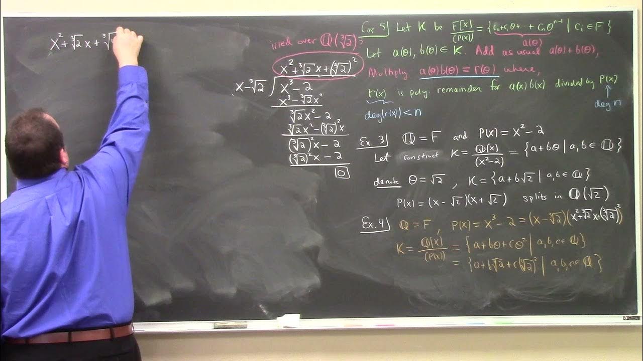 Abstract Algebra II extension fields, simple extensions, examples
