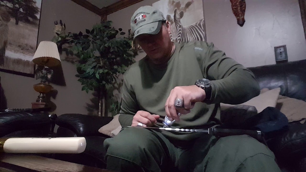 Knife polishing with Maas metal polish YouTube