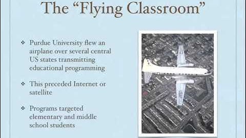 EDUC6030: The History of Distance Learning