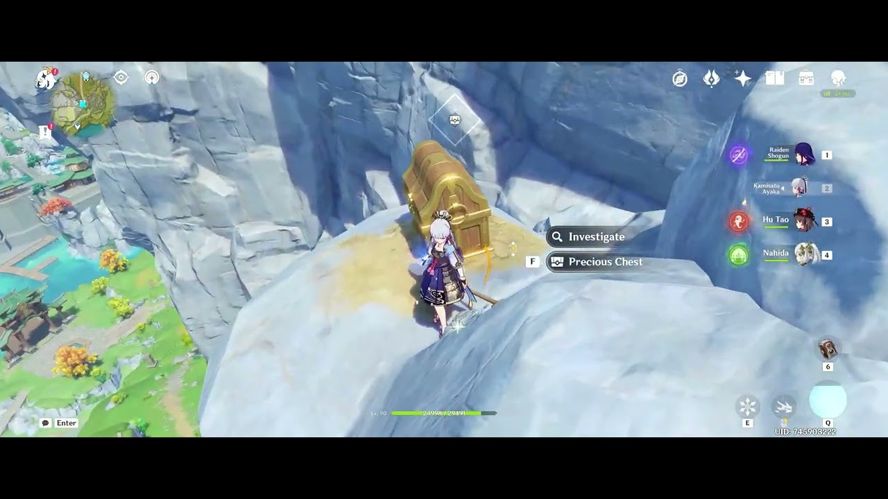 A hidden Precious chest part 1 Genshin impact YouTube