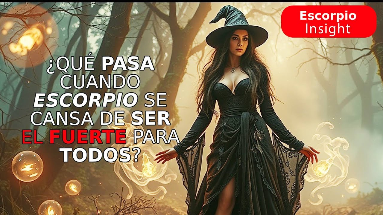 ¿Qué pasa cuando ESCORPIO ♏ se cansa de ser el FUERTE para TODOS? 💪 ...