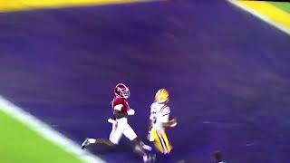 LSU vs Alabama: Tigers Win In Overtime On 2 Point Conversation!!!