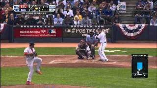 2011/10/16 Brewers' three home runs