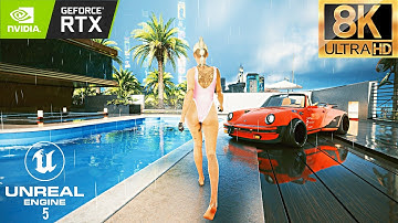 Cyberpunk 2077 "Unreal Engine 5" PSYCHO Ray Tracing 4k Level Graphics! RTX 3090 Ti i9-12900KS