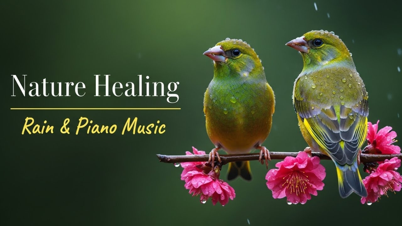 Relaxing Piano & Nature Sounds – Peaceful Birds and Rain for Deep Calm ...