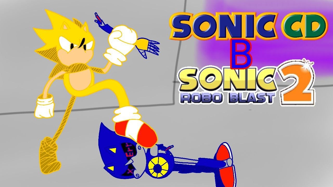 Супер соник против метала / SRB2 Metal Race Mod №2