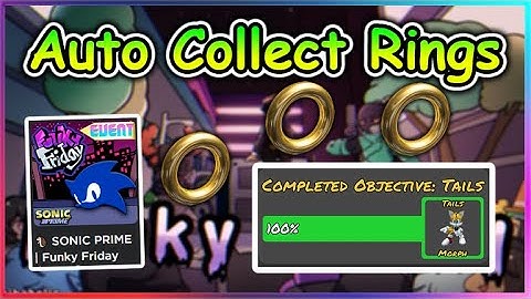[Sonic Prime Event] Roblox Funky Friday Script - Auto Collect Rings