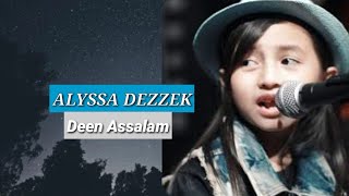 Alyssa Dezek - Deen Assalam (Video Lyric) By Nissa Sabyan