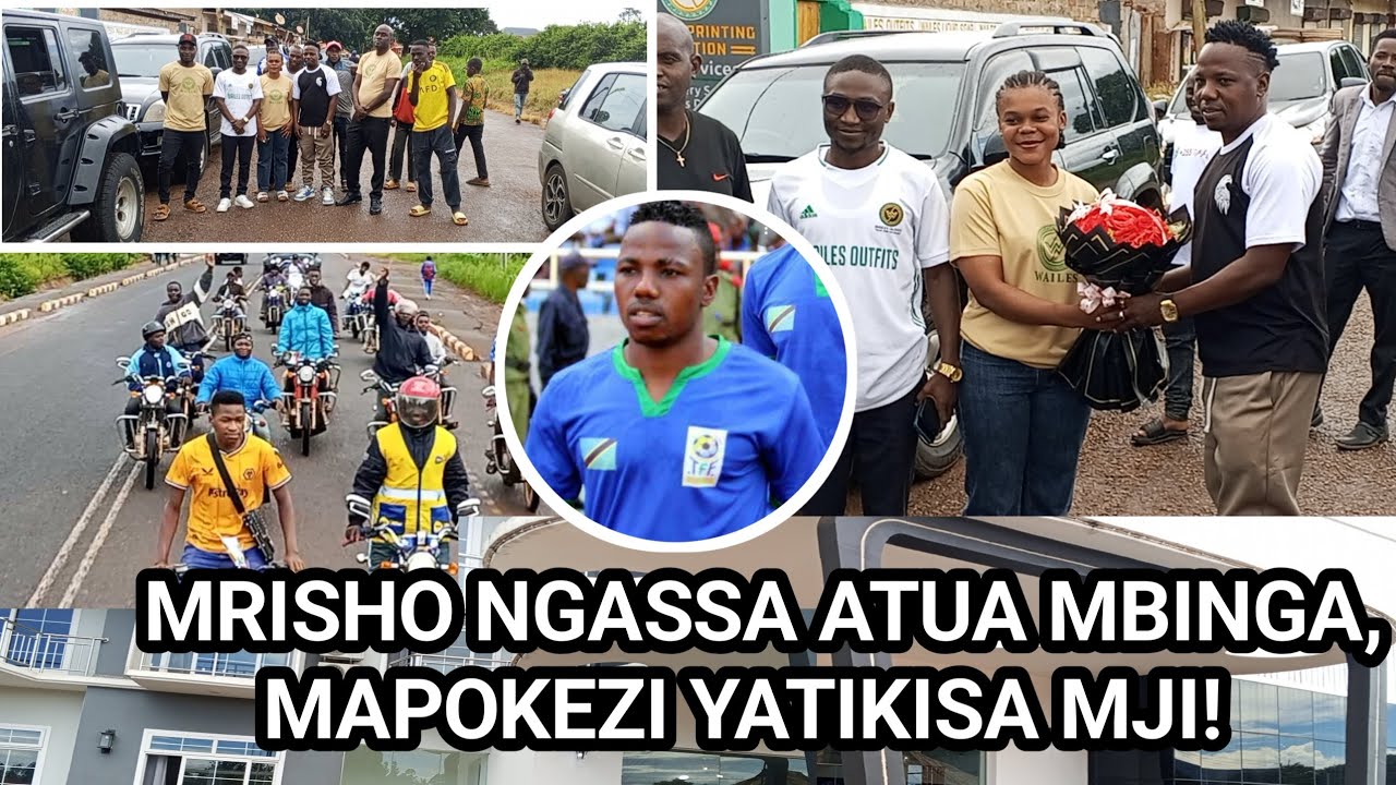 MRISHO NGASA ATUA MBINGA MAPOKEZI YAKE YATIKISA MJI.