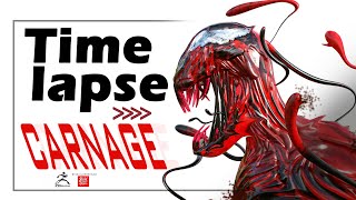 Carnage Timelapse  - Zbrush Speed Sculpt in 8 min.