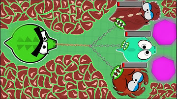 EPIC CROCODILE RAMPAGE in Mope.io | Insane Zebra & Bluewhale Trolling in Mope.io