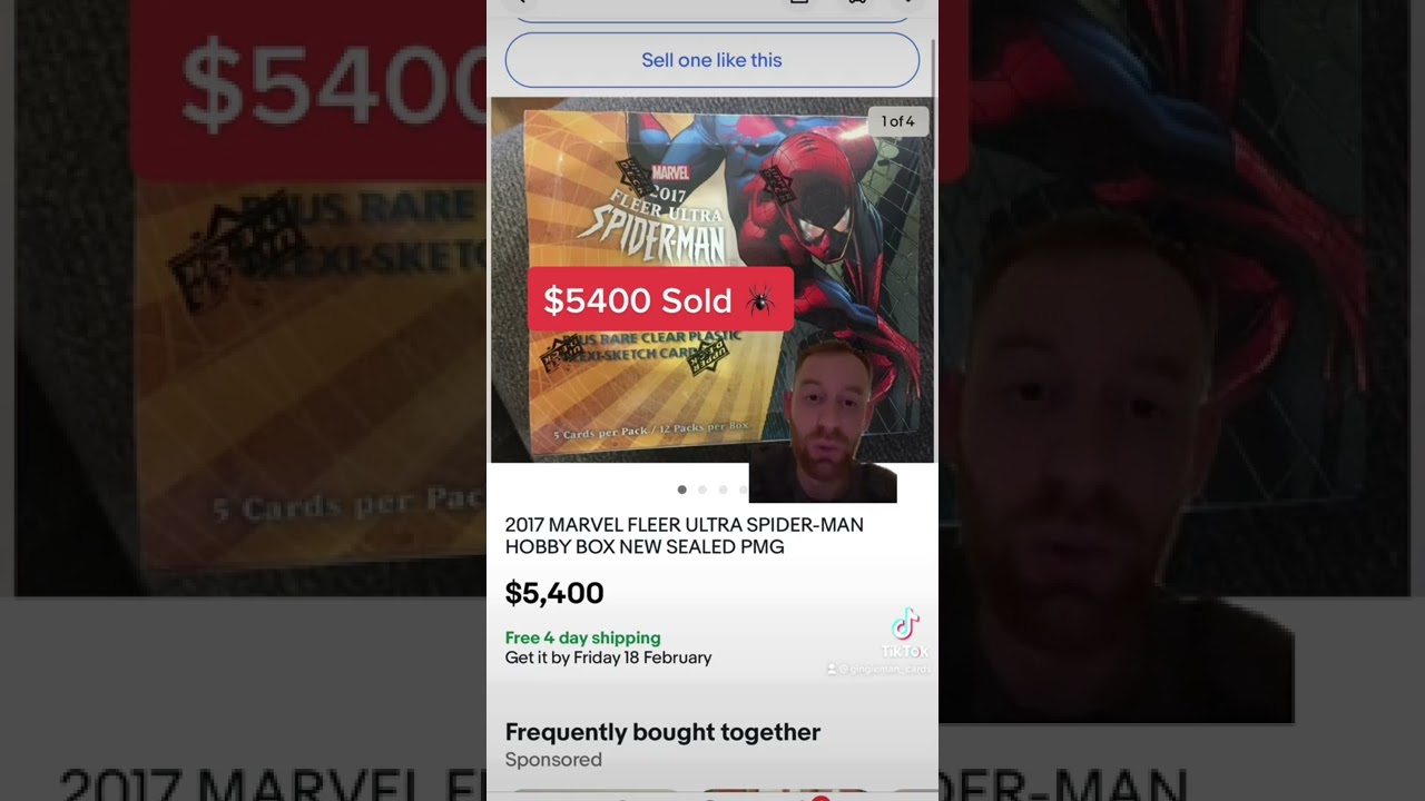 🔥$5400 Sold. 🕷 2017 Fleer ultra Spider-Man - A grail box? 