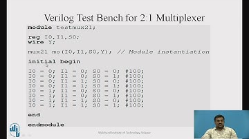 Implementation of 2:1 Multiplexer Circuit using Verilog HDL