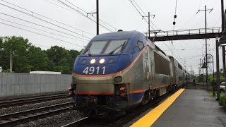 MARC HD 60fps: Alstom/Bombardier HHP-8 Arrives In Perryville w/ Penn Line Train 502 (6/3/16)