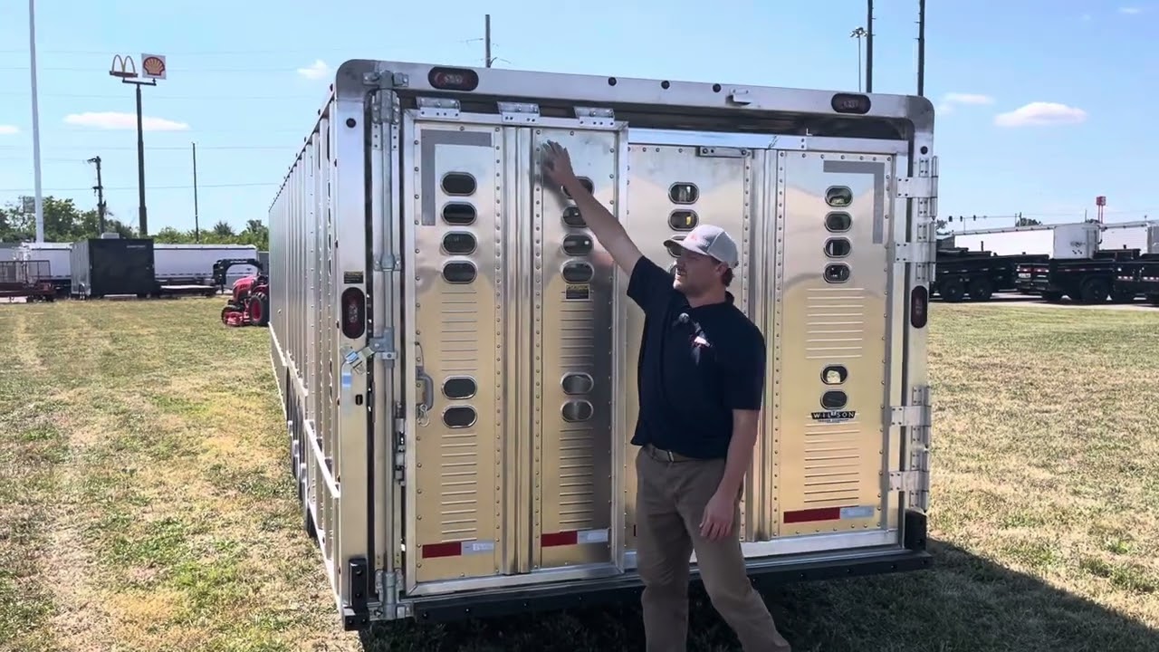 36’ Wilson Livestock Trailer Tour, Built tough for your herd