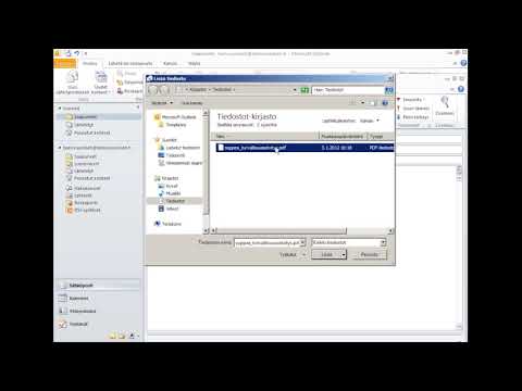 Video: Raportin Lähettäminen Sähköpostitse