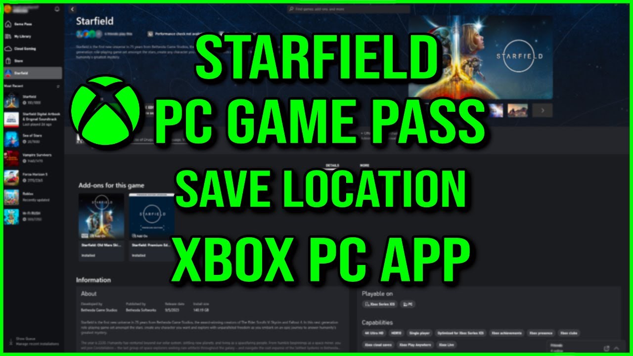 Is Starfield on Game Pass?