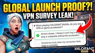 Valorant Mobile GLOBAL Launch is Coming! 😱 Riot Survey Leaks