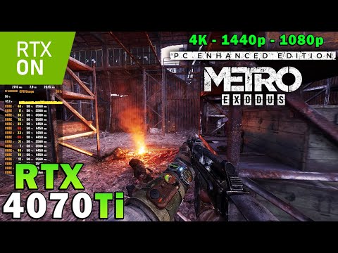 Metro Exodus Enhanced Edition | RTX 4070 Ti | 5800X3D | 4K 1440p 1080p | Ray Tracing | Max Settings