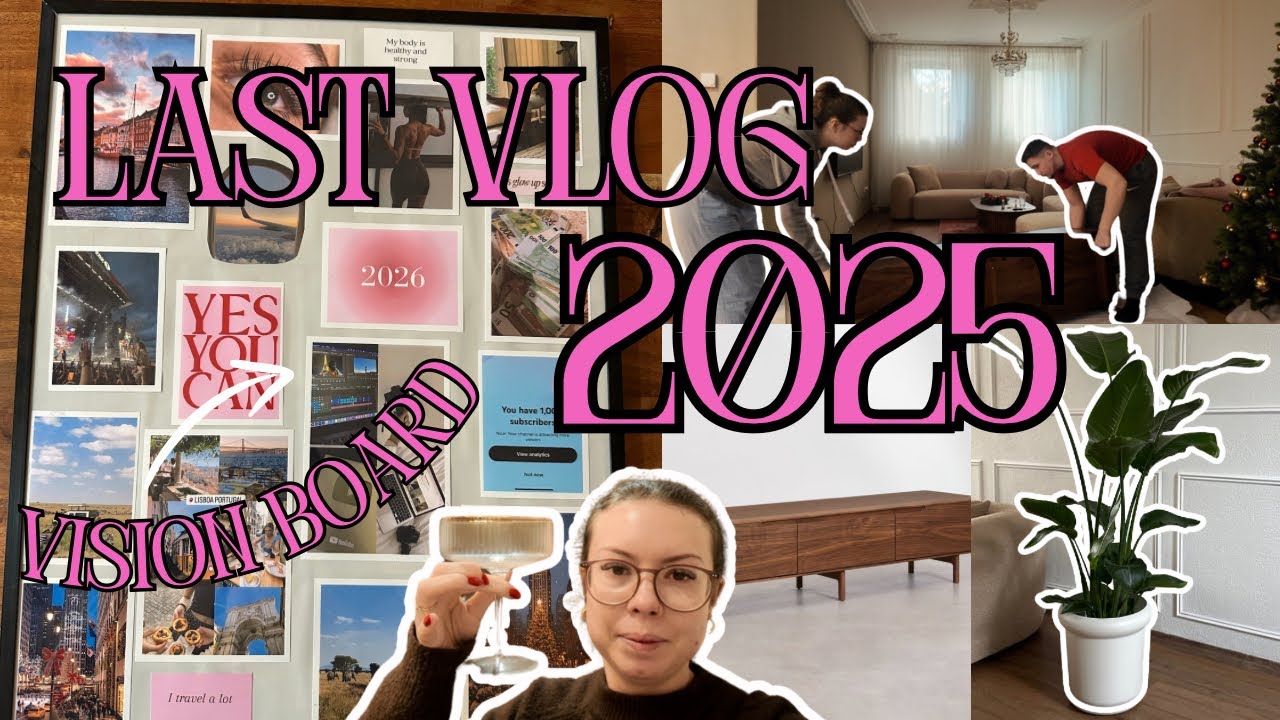 Last 2025 Vlog ✨ Vision Board, Home Update 🏡 & Silvester 🎆🥂