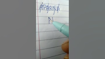 Logo Name Aparna💜 Comment Your Names #shorts#short#aparna#logodesign