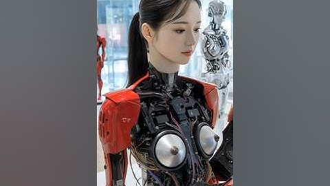 Guy Tries Out the Newest Girlfriend Robot at the Expo.