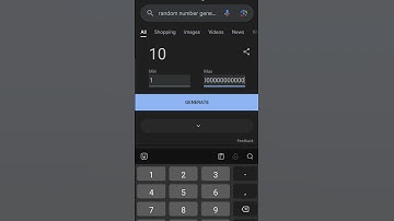 Random Number Generator #makethisvideoviral