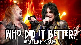 MOTLEY CRUE  Replacement Singers  Who Did It Better? Vince Neil  John Corabi