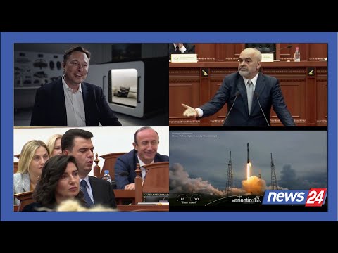 Video: A lëshoi Spacex satelitët mbrëmë?