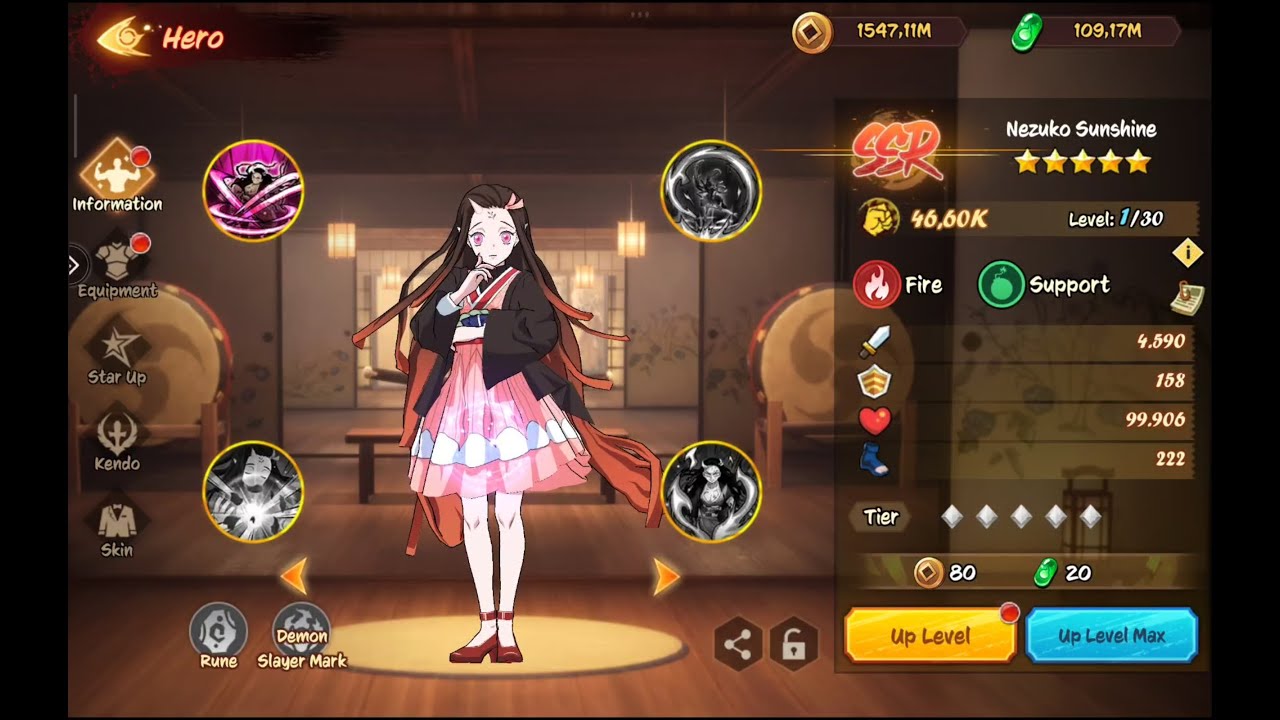 Nezuko Sunshine Gameplay - Demon Legend Fury I Voyage Demon Hunter 