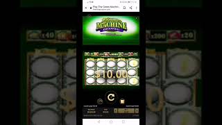 THE GREEN MACHINE DELUXE ONLINE BETS available at freebingocasino.com play on your mobile phone 📲 screenshot 1