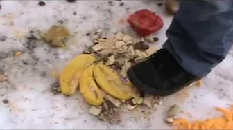 Stomping outdoors