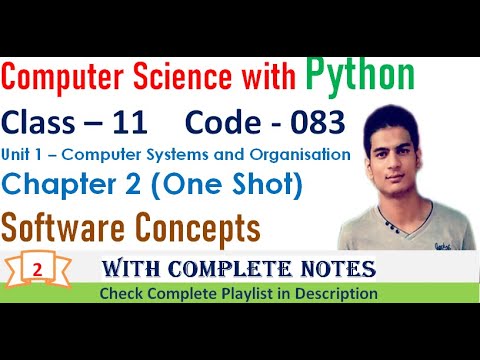 Software Concepts - Chapter 2 (Revision) | Class 11 Computer Science ...