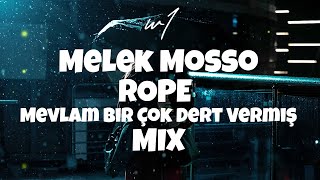 Melek Mosso & Rope / Mevlam Bir Çok Dert Vermiş Mix 🎶 (Sözleri-Lyrics) Şarkı Sözleri