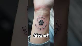 Paw prints tattoo and what it meaning shorts