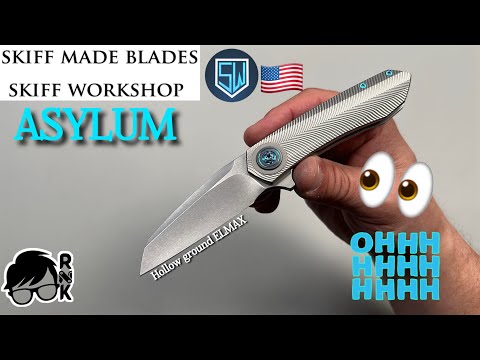 There’s an Asylum for us who love Skiff Made Blades. This USA knife is superb! Unboxing part 2 of 3.