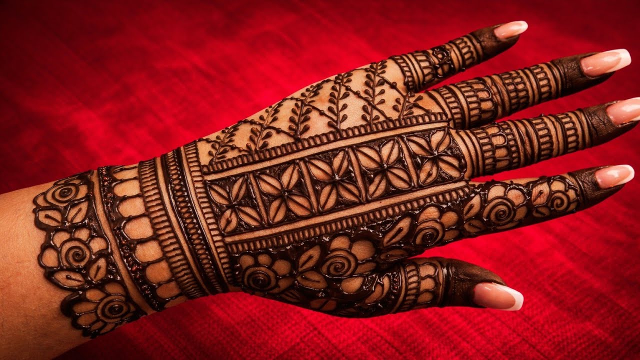 Very easy stylish mehndi design | mehndi design back hand | mehndi design | simple mehandi | mehndi 