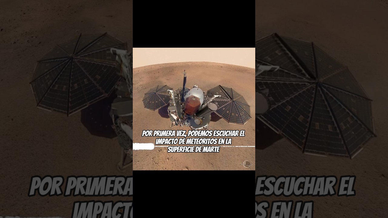 Por primera vez, podemos escuchar el impacto de meteoritos en la superficie de Marte 