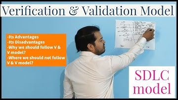 Verification and Validation model in SDLC, It