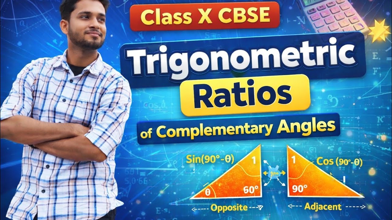Trigonometric Ratios Of Complementary Angles || CBSE || CLASS 10