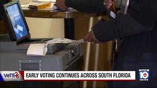 Early voting numbers remain strong across South Florida