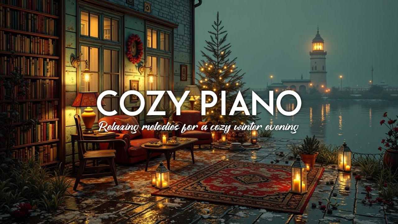 Cozy Winter Piano Music | Relaxing Sleep Piano & Ambient Study for ...
